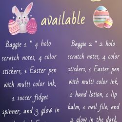 Easter Basket Stuffers