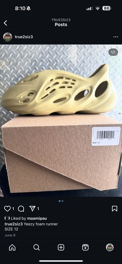 Yeezy Foam Size 12 