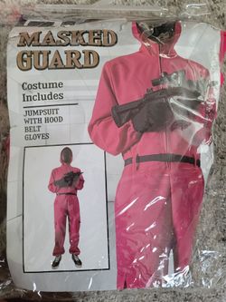 Masked Guard Halloween Costume