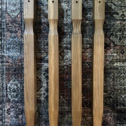 NEW 29 Inch Solid Wood Table Legs 