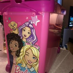 Barbie Rolling Accessory Storage Cart