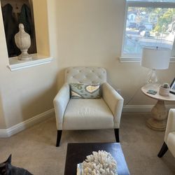 West Elm Sofa And Arm Chair