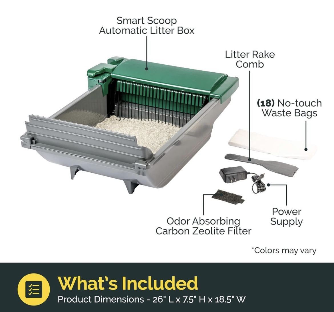 Scoop Automatic Litter Smartscoop Intelligent Litter Box Smart