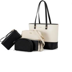 Maccinelo Handbags for Women Shoulder Bags Tote 👜 Satchel Hobo 3pcs Purse Set