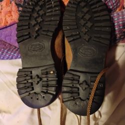 Almost New Size 7and A Have Work Boots Steel Toes