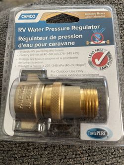 RV Water Pressure Regulator