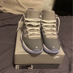 jordan 11 cool grey size 10