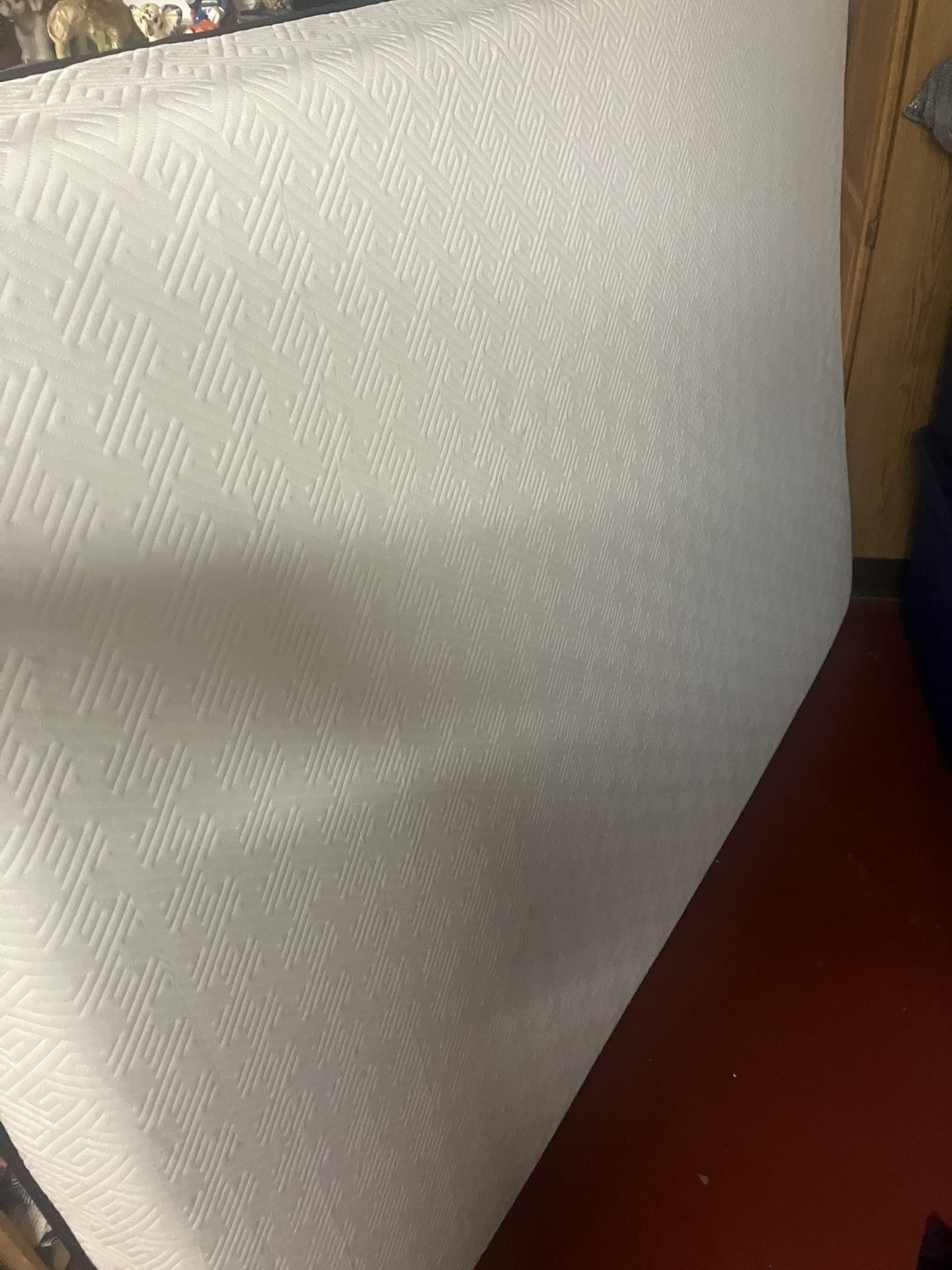 New out of box full mattress, and frame