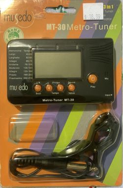 Musedo MT-30 Metro-Tuner 3-in-1 Metronome / Tuner - New in Package