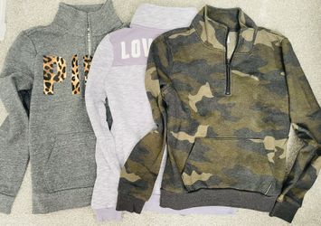 PINK 3/4 Zip Fleece- XS/S
