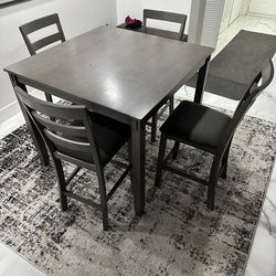 Bar Table & Chairs Set