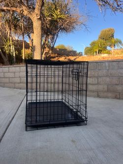 Black Wire Dog Crate