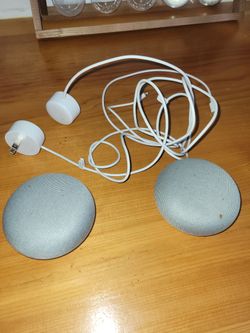 Google Home Mini Smart Speakers – Lot of 2