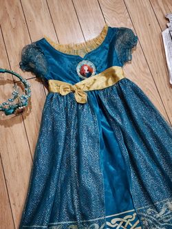 Disney Brave Merida Girls Costume Dress