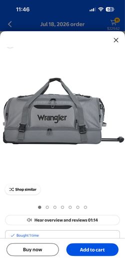 Rolling duffle