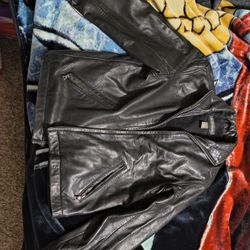 XS Banana Republic Leather Jacket