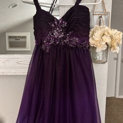 Purple prom dress 
