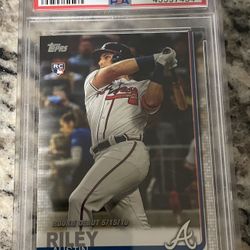 2019 Topps Update Austin Riley #US252 Rookie Debut PSA 9 Mint 