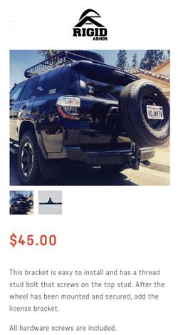 Rigid Armor License Plate Replicator