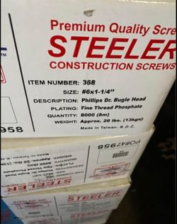 New Metal Screws 3 for $105 or $40 each