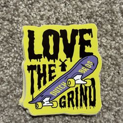 Dutch Bros “Love The Grind” Sticker