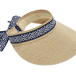 Sea & Grass Hat Straws Visor 