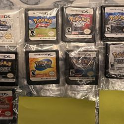 Pokémon Nintendo DS  Original Games Bundle 