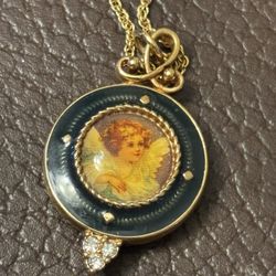 Vintage Angel locked Necklace 