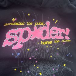 Sp5der V2 Black Punk Hoodie 