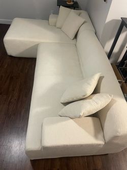 Beige Sectional Couch
