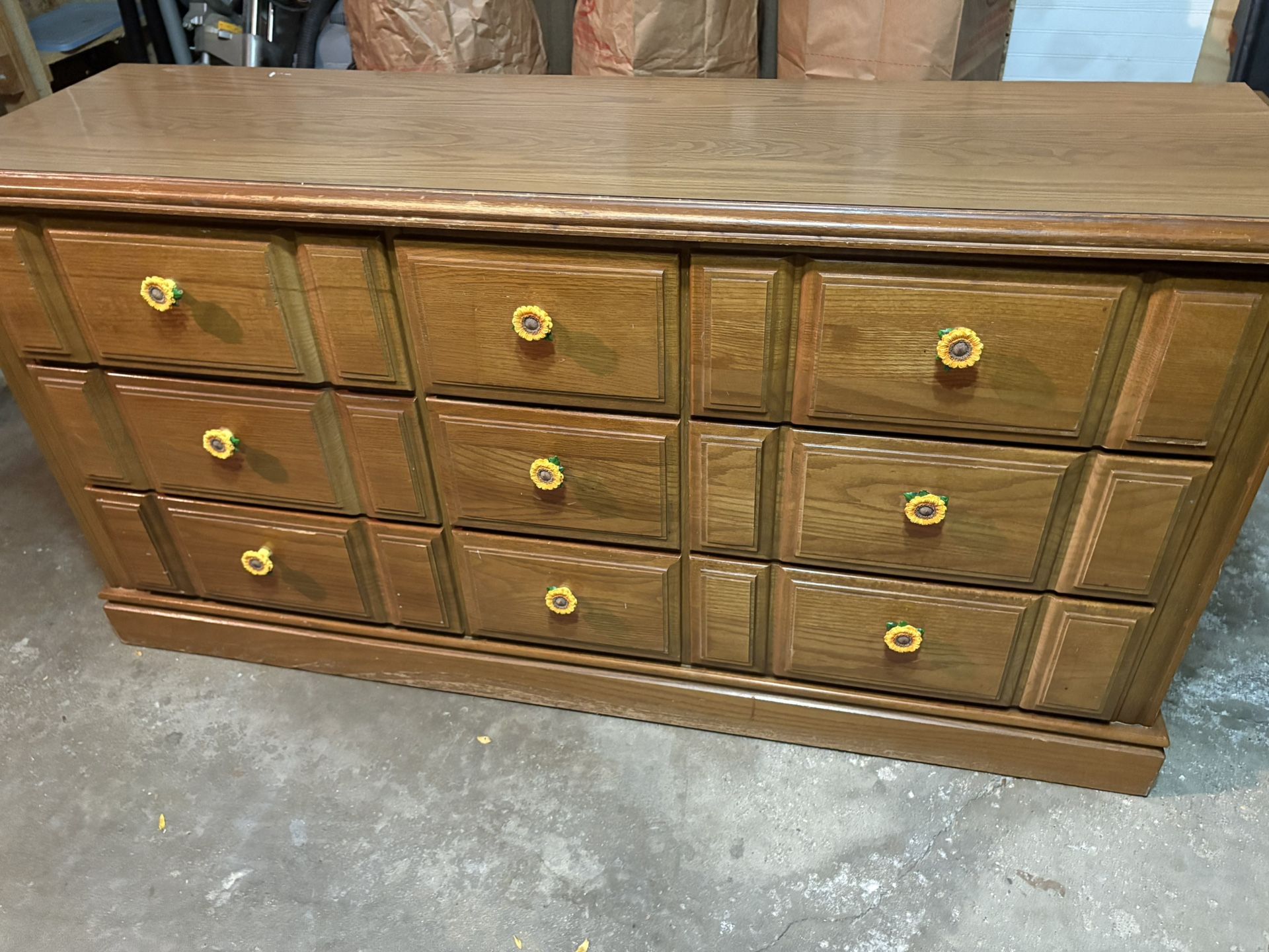 Nine Drawer Low Dresser