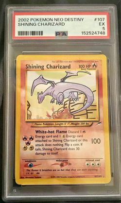 Shining charizard psa 5