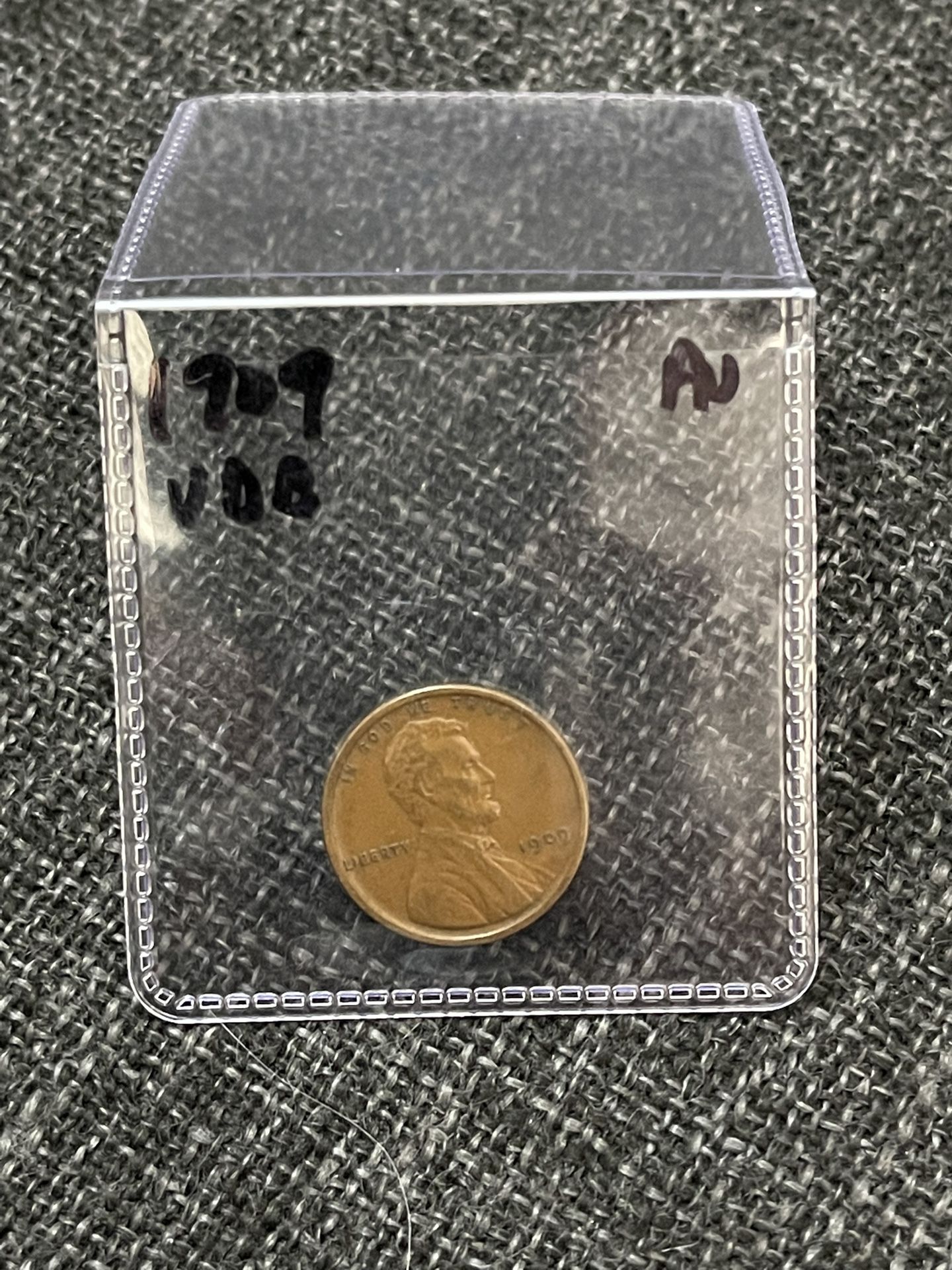 1909 VDB Wheat Cent