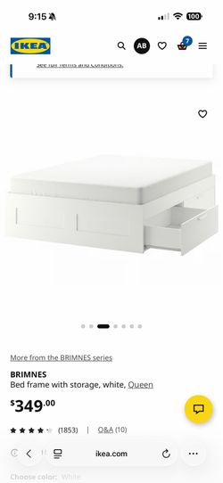IKEA queen bed frame