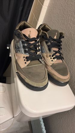 Air jordan retro 3 patchwork camo