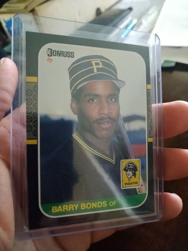 Barry Bonds 1987 Donruss Rated Rookie Baseball Card