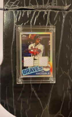 Ronald Acuna Jr. Jersey Fusion Game Worn Swatch 75/75