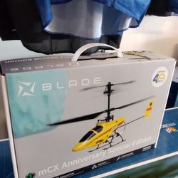 RC helicopter brand new blade MCX anniversary ready to fly