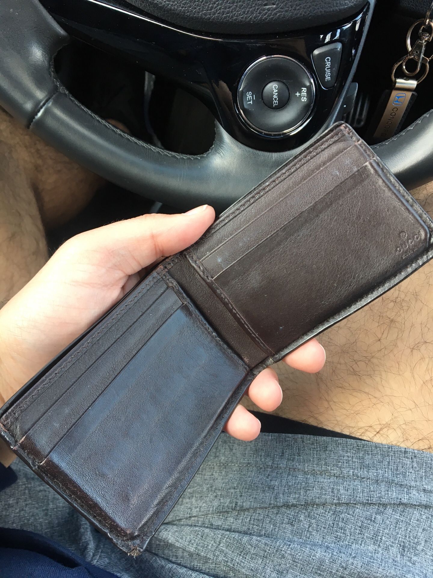 Gucci Wallet Brown Leather
