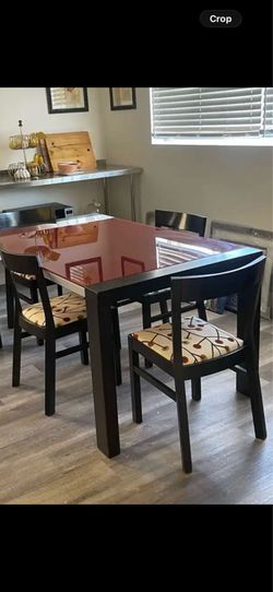 Dining table with 4 chairs