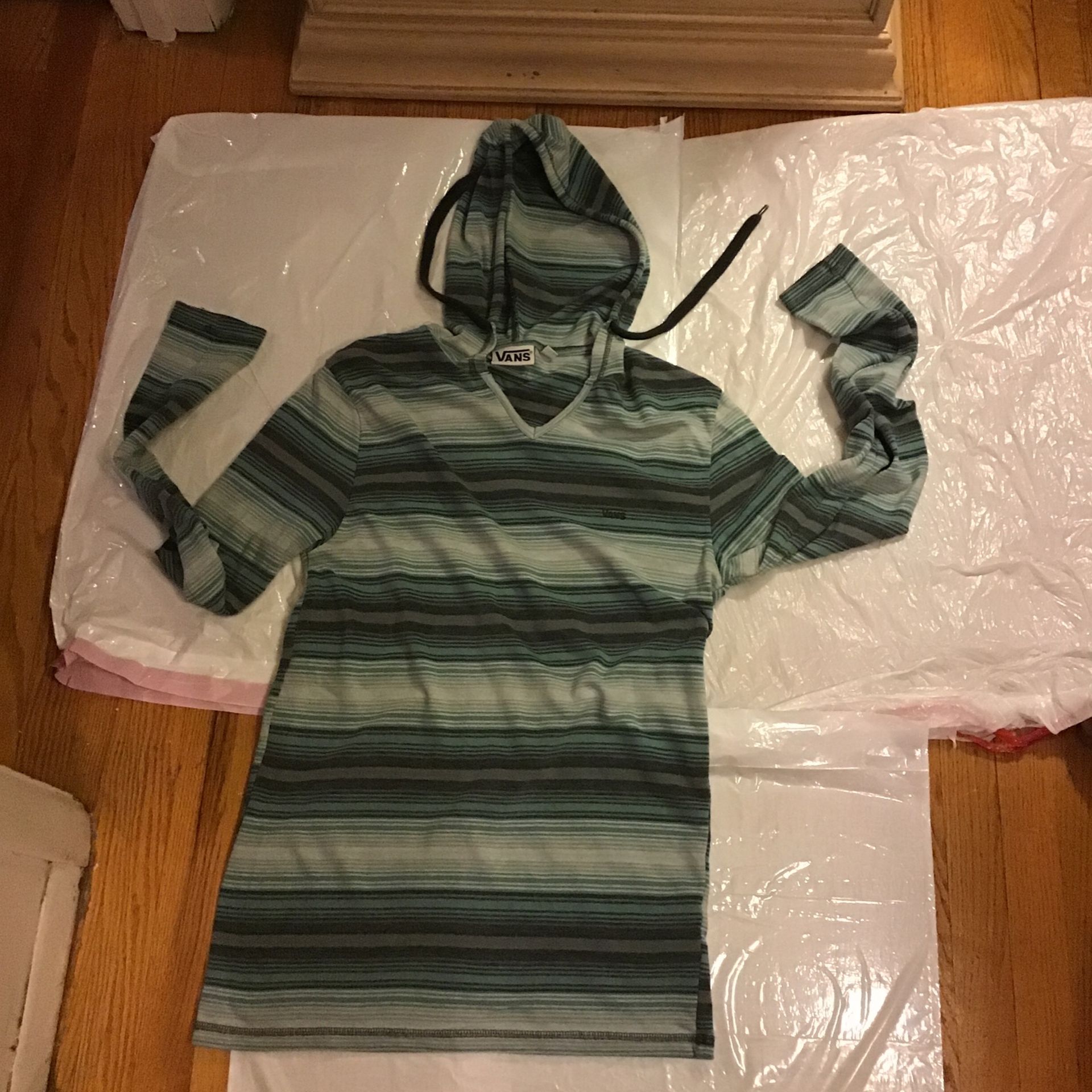 Back To School Vans Skateboarder Pullover Hoodie Shirt Size (L) Boys