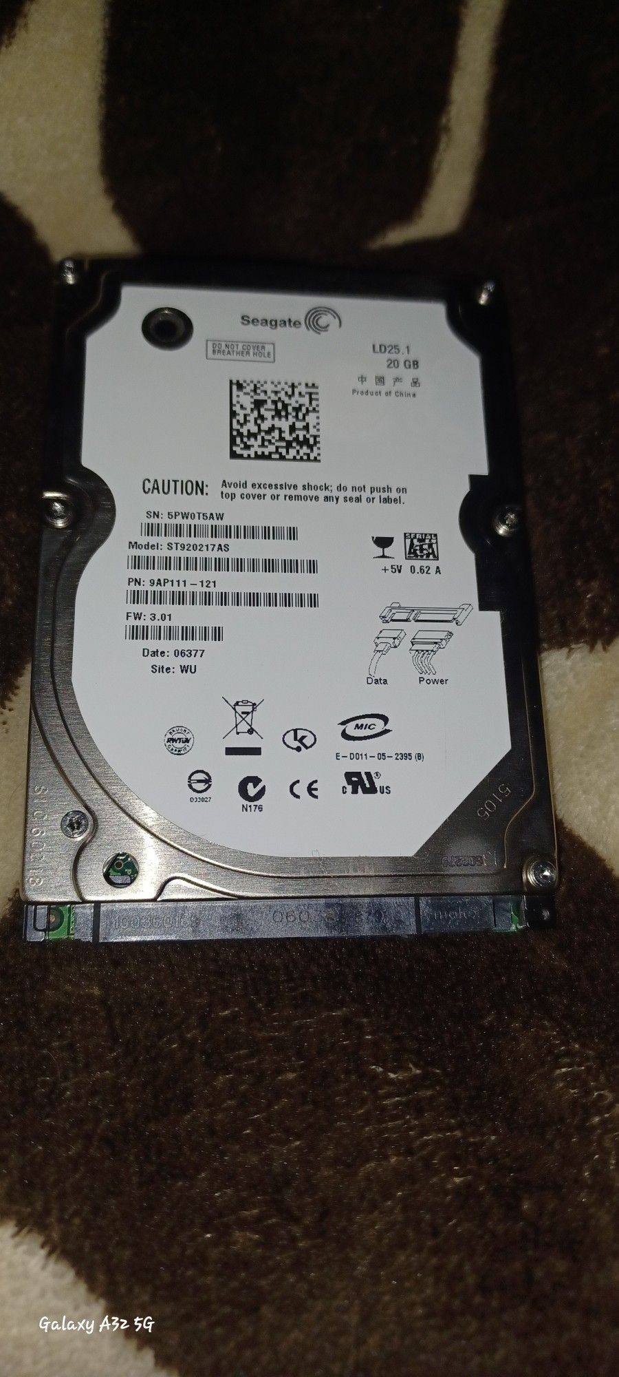 Seagate 20gb Hdd