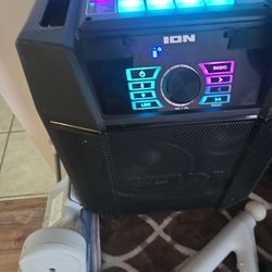 Ion Bluetooth Speaker With Dj Sounds 