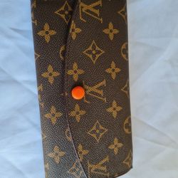 BROWN & ORANGE DESIGNER WALLET