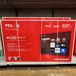 65” TCL Smart 4K Led Uhd Tv