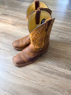 Double H I.C.E. Saddle Vamp Western Work Boots  Men’s 9 Wide  $150