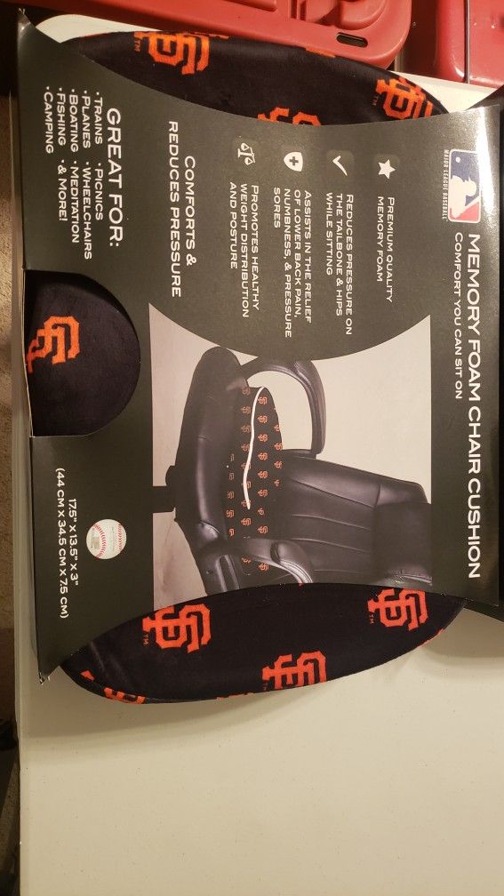 Memory Foam Cushion Sf Giants 