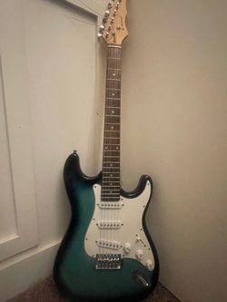 Crescent electric guitar