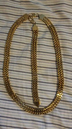 Nice chain and bracelet