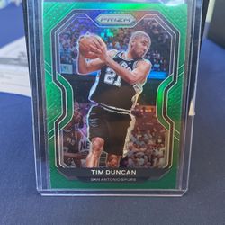 Tim Duncan Green Prizm